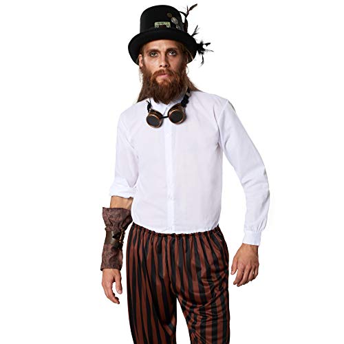 dressforfun 900491 - Herrenkostüm Steampunk Abenteuerer, Outfit in Einer recht abenteuerlichen Kombination (XL | Nr. 302338)