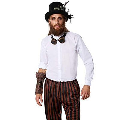 dressforfun 900491 - Herrenkostüm Steampunk Abenteuerer, Outfit in Einer recht abenteuerlichen Kombination (XL | Nr. 302338)