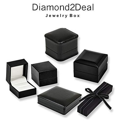 14 Karat Weißgold 1 Karat Diamant Ohrstecker feiner Schmuck für Frauen