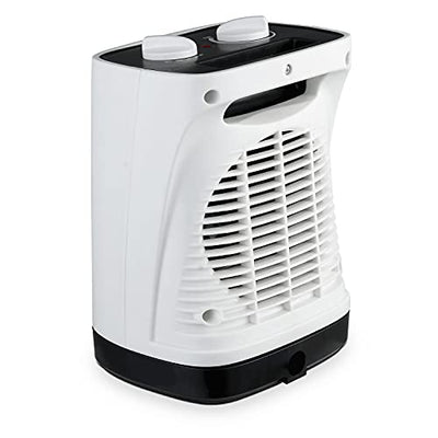 Pro Breeze 2000W Mini Keramik Heizlüfter mit automatischer Oszillation, zwei Leistungsstufen, energiesparender Betrieb für Wohnzimmer, Büro, Terasse - Weiß