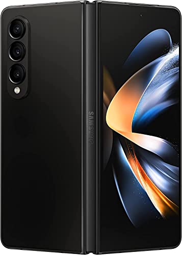 Galaxy Z Fold 4 x Android-Smartphone, 256 GB faltbar, SM-F936N Sim Free Factory Unlocked, Dual-SIM (1 x Nano + 1 x eSIM) Phantom Schwarz [Internationale koreanische Version]