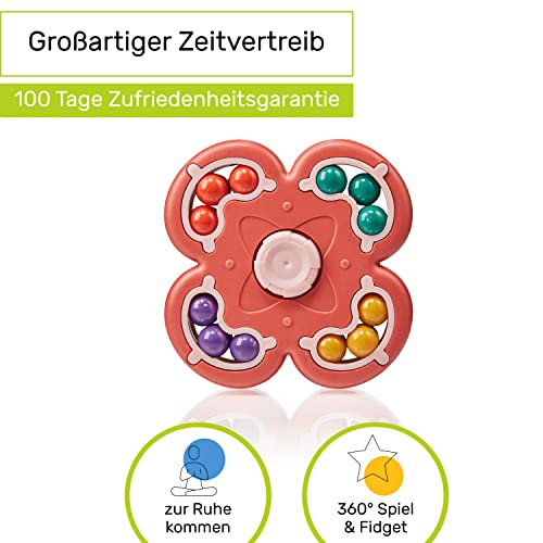 CUBIDI® Original Magic Bean - Flower, Grün | Spannendes Knobelspiel für Kinder und Erwachsene | Geschicklichkeitsspiel für Mädchen und Jungen ab 6 Jahren