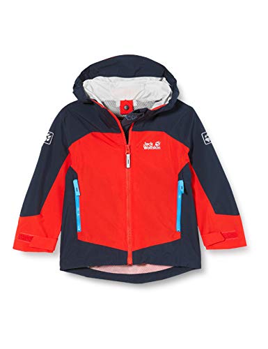 Jack Wolfskin Jungen Ropi Kinder Jacke, Peak red, 116