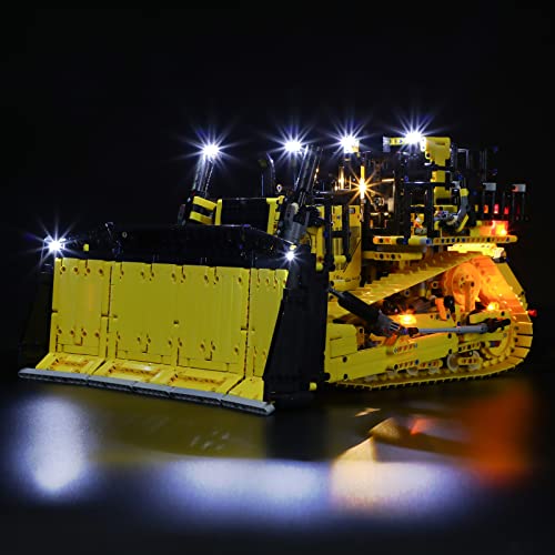 BRIKSMAX Led Beleuchtungsset für Lego Technic Appgesteuerter Cat D11 Bulldozer - Compatible with Lego 42131 Bausteinen Modell - Ohne Lego Set