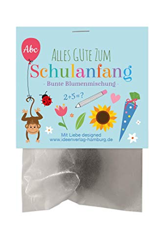 4x "Einschulung" Samenbomben als Geschenk zur Einschulung / Schulanfang / Schultüte / Seedbombs / Samenkugeln / Aufmerksamkeit / Mitgebseltüten / Geschenktüten / Grundschule / Give-aways / Saatkugeln