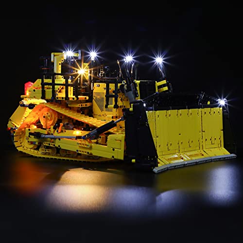 BRIKSMAX Led Beleuchtungsset für Lego Technic Appgesteuerter Cat D11 Bulldozer - Compatible with Lego 42131 Bausteinen Modell - Ohne Lego Set