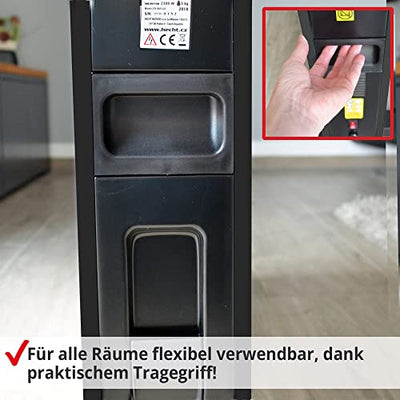 HECHT Elektroheizung (Brandneue Version) - Heizgerät für eine schnelle und wohlfühlende Wärme – Stromsparend - Mit 3 Leistungsstufen, Fernbedienung und Thermostat - Heizung Elektro