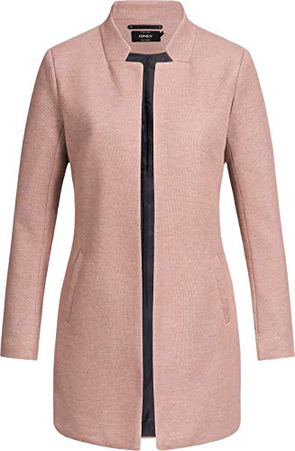 ONLY Damen Jacke Coatigan Soho 15149366 Mocha Mousse Melange M