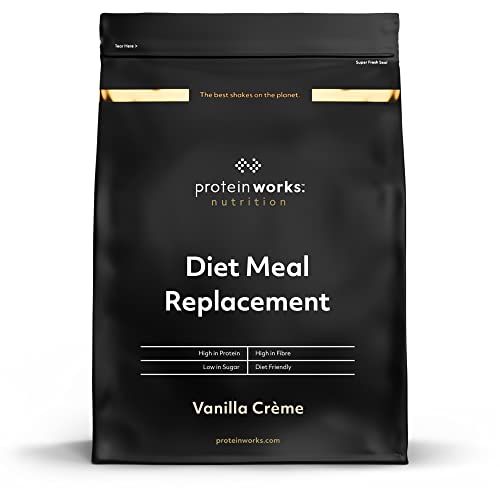 Diet Meal Replacement | Mahlzeitersatz Shake | Nährstoffreich | Vitamine & Mineralstoffe | THE PROTEIN WORKS | Vanillecreme | 500g