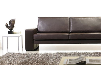 moebelhome Leder Sofa Couch Sofagarnitur Ecksofa Milano V2 Eckcouch Wohnlandschaft Voll Leder NEU