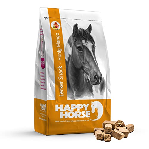 Happy Horse Pferdeleckerlie Box 7 x 1 kg + GRATIS Aufbewahrungsdose. Die Leckerlies mit KANNE Fermentgetreide und toller Abwechslung.