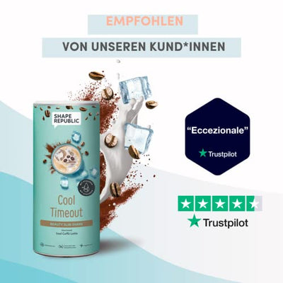 Shape Republic Eiweißshake zum Abnehmen | Eiweißpulver Kirsche Joghurt 14 Mahlzeiten | Ideal als Proteindrink oder vollwertige Mahlzeit | Protein Shake glutenfrei