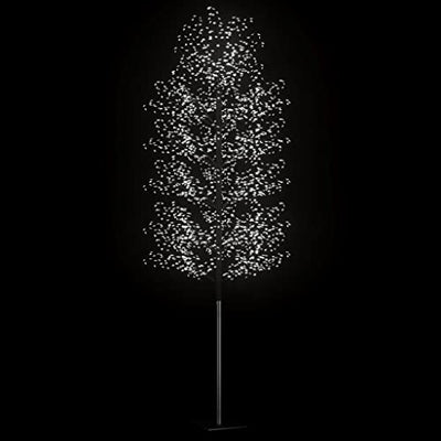 Weihnachtsdeko Draußen LED, Weihnachtsbaum 2000 LEDs Kaltweißes Licht Kirschblüten 500 cm Weihnachtsbeleuchtung für Weihnachtsdeko Innen & Außen