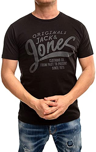 Jack and Jones Herren T-Shirt 5er Set Tshirt für Männer (Regular Fit Lauritz 5er, M)