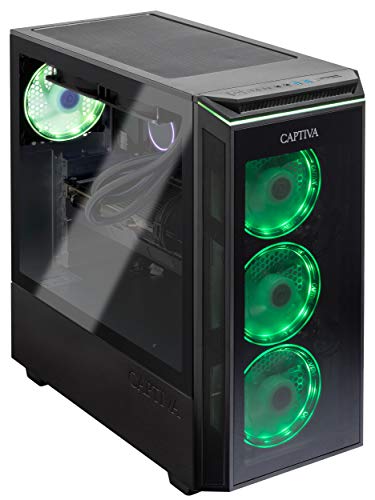 Captiva Highend Gaming PC R62-649 | AMD Ryzen 9 5900X | X570 Mainboard | NVIDIA RTX 3080 Ti 12GB | 32GB DDR4 RAM | SSD 2TB M.2 NVME | Wasserkühlung | RGB Beleuchtung | Windows 11 Home | PC Spiele