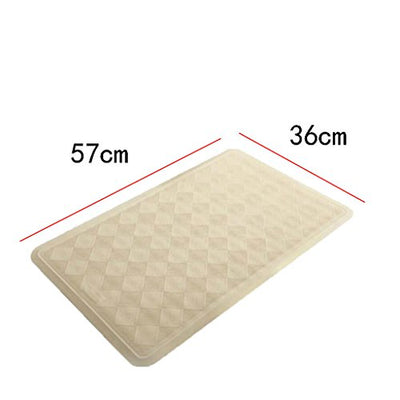 Duschmatten Hotel Badezimmer Weiss Kunststoff Material grün Gummi Muster rechteckig Anti-Rutsch Umweltschutz 57 * 36cm Pedal Pad WC Bad Dusche Matte Tür Matte Bad Zubehör Badematte