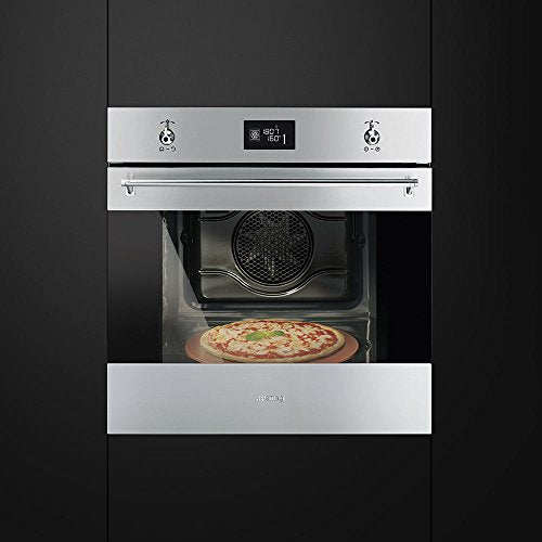 SMEG Backofen Einbau-Backofen aus Edelstahl SF6390XPZE silbergrau