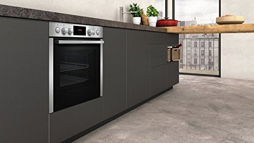 Neff XE4I Backofen-Kochfeld-Kombination / Einbau / 4 Heizelemente / 66 cm / Edelstahl/Schwarz / Klapptür / Topferkennung