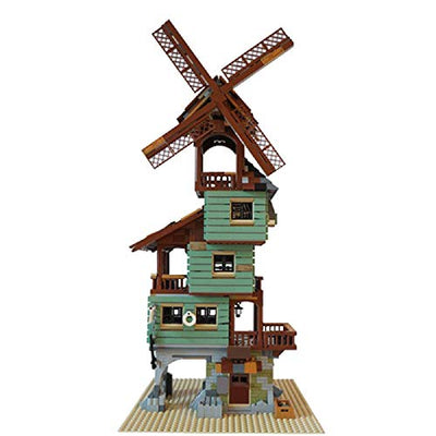 Bausteine 1762pcs City Street View Idee Fischhaus Pier Alte Mühle Modell Bausteine kreative Architektur Ziegel Diy Spielzeug Weihnachtsgeschenke