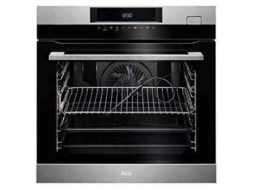 AEG BSK774220M SteamCrisp Backofen / 70 l / 17 Funktionen/mit Dampfunterstützung/Pyrolyse/Edelstahl/MaxiKlasse