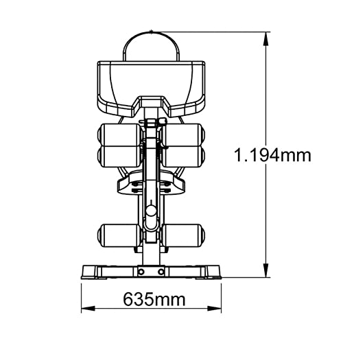 MAXXUS Multipresse 10.1 - mit Hantelbank, Klimmzug, Butterfly, Rudern, Bankdrücken, Dips-Station und Aufhängung für Boxsack, gelagerte Langhantel, bis 300kg - Kraftstation, Smith Maschine, Power Rack