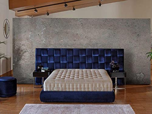 Salford Boxspringbett - Navyblau 200 x 200 cm