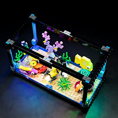 Kyglaring Lichter Set Entworfen für Lego Creator Fish Tank 31122 Exklusiver 3-in-1 Baumodellbausatz - Ohne Lego Set