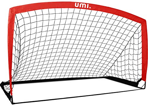 Amazon Brand – Umi Fussballtor – Tragbares Fußballnetz – 6'6"x3'3", Pop up Fußballtore für Kinder, 1 Packung