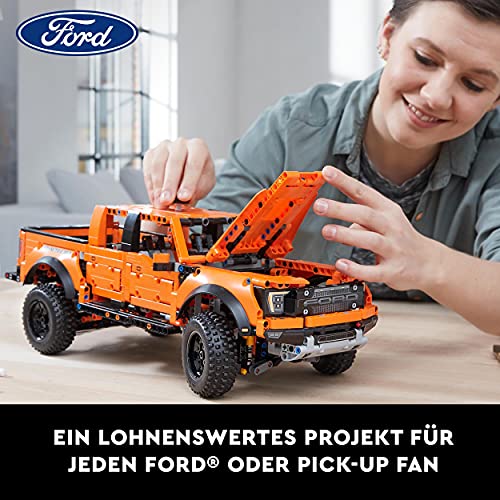 LEGO 42126 Technic Ford F-150 Raptor Pick-Up-Truck, Modellauto Für Erwachsene, Exklusives Sammlermodell, Idee