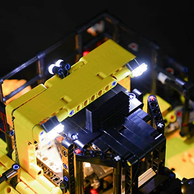 BRIKSMAX Led Beleuchtungsset für Lego Technic Appgesteuerter Cat D11 Bulldozer - Compatible with Lego 42131 Bausteinen Modell - Ohne Lego Set