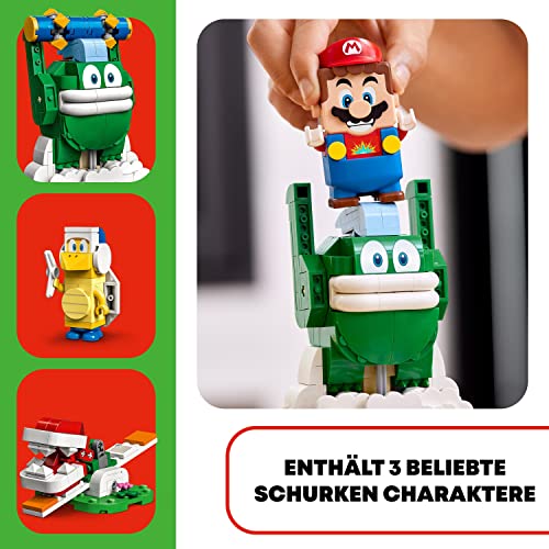 LEGO 71409 Super Mario Maxi-Spikes Wolken-Challenge – Erweiterungsset, Spielzeug Set mit 3 Gegner Figuren inkl. Bumerang-Bruder und Piranha-Pflanze