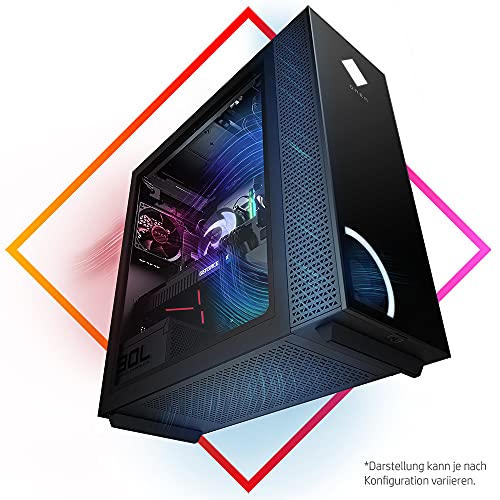 OMEN GT13-1022ng Gaming PC (Intel Core i7-11700K, HyperX RGB 32GB DDR4 3200 (2x16GB), WD BLK 1TB SSD NVMe, 1TB HDD, NVIDIA GeForce RTX 3090 24GB, Windows 10 Home, Flüssigkeitskühlung) schwarz