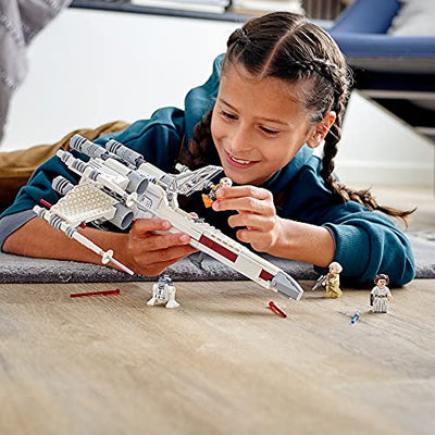 LEGO 75301 Star Wars Luke Skywalkers X-Wing Fighter Spielzeug mit Prinzessin Leia und Droide R2-D2 als Figur