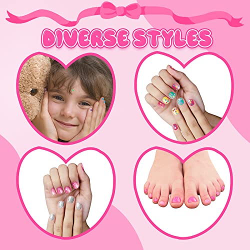 Little Guy Geschenke für 8 9 10 Jährige Teenager Mädchen, Kinder Nagellack Spielzeug für 6 7 8 9 10 Jahre Mädchen Kinder Nail Art Set für Mädchen im Alter von 6 7 8 9 10 11 12 Nagelstudio Spiele