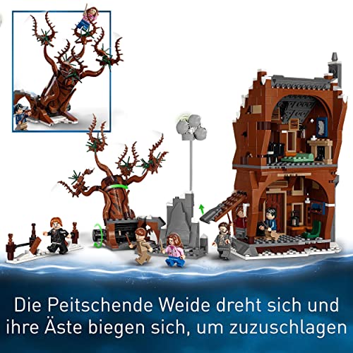 LEGO 76407 Harry Potter Heulende Hütte und Peitschende Weide, 2in1 Set aus der Gefangene von Askaban, Fanartikel aus der Wizarding World, tolle Geschenk-Idee