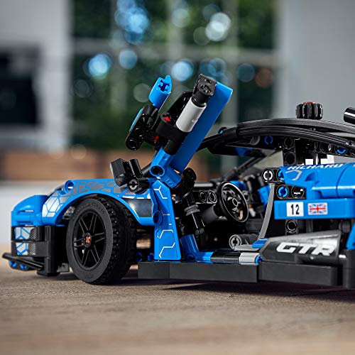 LEGO 42123 Technic McLaren Senna GTR, Modellbausatz, Spielzeugauto, Rennauto, Rennwagen-Bauset, Modellauto für Kinder ab 10 Jahren