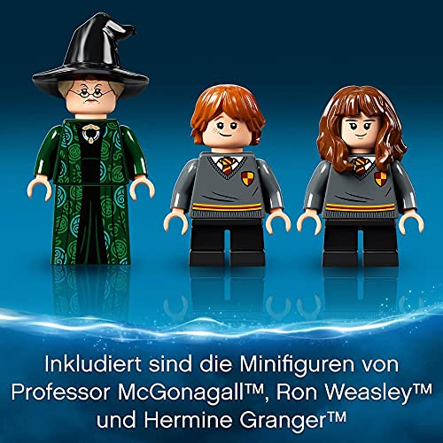 LEGO 76382 Harry Potter Hogwarts Moment: Verwandlungsunterricht Set, Spielzeugkoffer mit Minifiguren, Sammlerstück