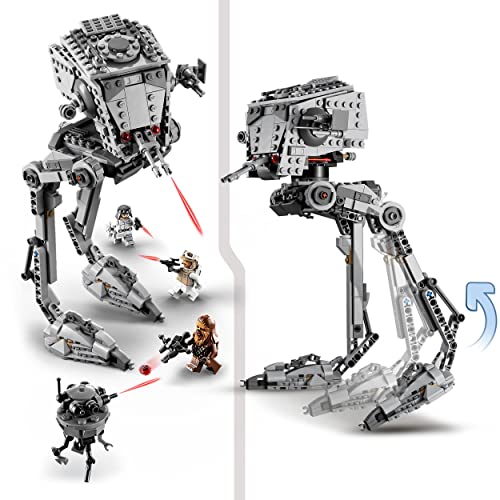 LEGO 75322 Star Wars at-ST auf Hoth mit Figuren von Chewbacca und Droide, Sammelspielzeug aus Das Imperium schlägt zurück