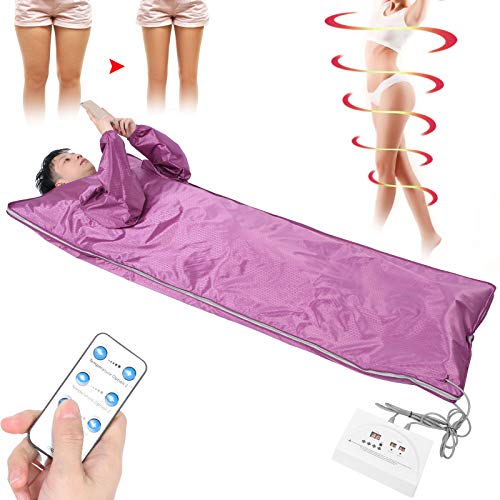 Far Infrared Sauna Blanket, Body Shaper Sauna Slimming Blanket, Heizung Sauna Blanket, Far Infrarot SPA Maschine, Anti Aging Beauty Machine, Detox Fitness Machine, Home Beauty(AU)