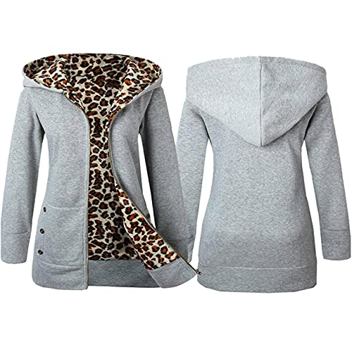 Kapuzenpullover Damen,Damen Große Größen Lang Outdoor mit Kapuze Schwarz Braun Fleece Jacke Mantel Plüsch Wintermantel Plüschjacke Kapuzenjacke Herbstjacke Herbstmantel Winterjacke Fleecejacke