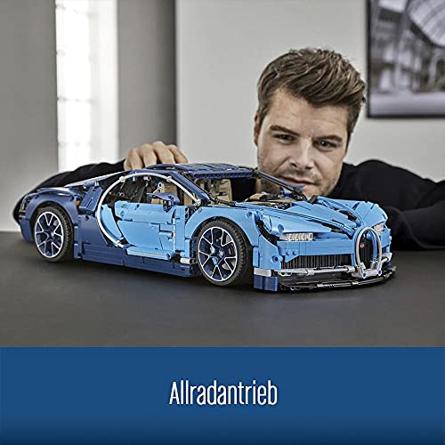 LEGO 42083 Technic Bugatti Chiron, Modellbausatz für Erwachsene, Bauset für EIN Sportwagen Modellauto, Sammlermodell für Fortgeschrittene