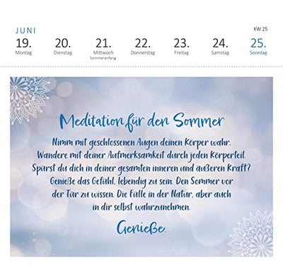 Postkartenkalender Tage voller Yogaglück 2023: Wochenkalender 2023, 53 Postkarten für achtsame und bewusste Momente