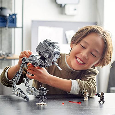 LEGO 75322 Star Wars at-ST auf Hoth mit Figuren von Chewbacca und Droide, Sammelspielzeug aus Das Imperium schlägt zurück