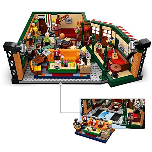 LEGO 21319 Ideas Friends Central Perk Café für Erwachsene und Fans der Kultserie, Konstruktionsspielzeug mit 7 Minifiguren, Set zum 25. Jubiläum