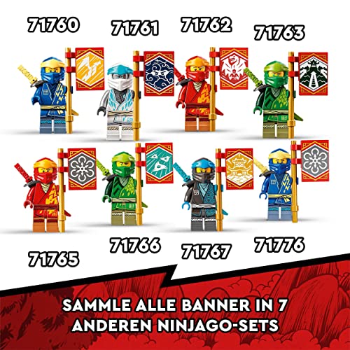 LEGO 71767 NINJAGO Ninja-Dojotempel Meister des Spinjitzu, Gebäude-Set mit Lloyd, Kai und Schlangen-Actionfiguren, Spielzeug ab 8 Jahren