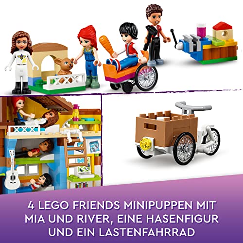 LEGO 41703 Friends Freundschaftsbaumhaus mit Minipuppen, Natur-Lernspielzeug für Mädchen und Jungen, Spielzeughaus Heartlake City, Geschenkidee Weihnachten