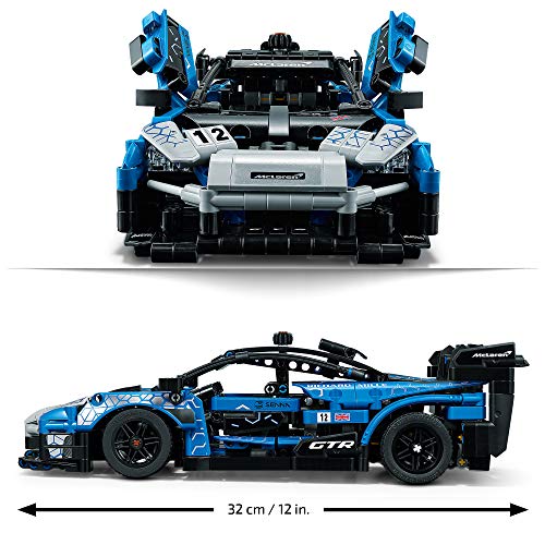 LEGO 42123 Technic McLaren Senna GTR, Modellbausatz, Spielzeugauto, Rennauto, Rennwagen-Bauset, Modellauto für Kinder ab 10 Jahren