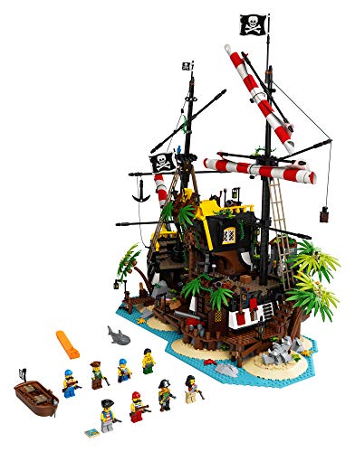 LEGO Ideas Pirates of Barracuda Bay 21322 Building Kit, Cool Pirate Shipwreck Model with Pirate Action Figures for Play and Display, Makes a Great Birthday, New 2020 (2,545 Pieces)