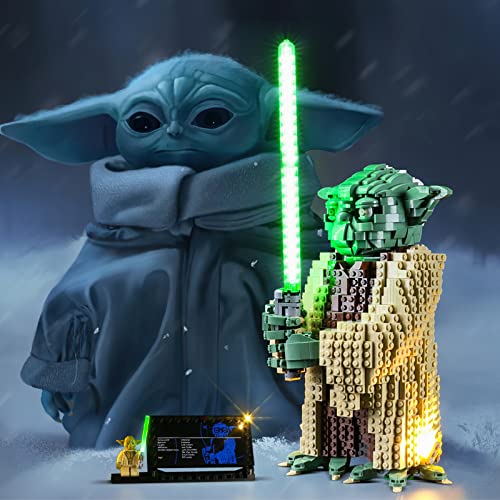 LIGHTAILING Licht-Set Für (Star Wars Yoda) Modell - LED Licht-Set Kompatibel Mit Lego 75255(Modell Nicht Enthalten)