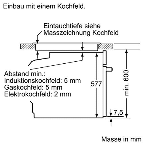 Neff B25CR22N1 Einbau-Backofen N70 / 60 cm / 71 l / CircoTherm / EasyClean / Pyrolyse / 12 Betriebsarten